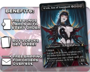 K'rrik, Son of Yawgmoth proxy card promotional artwork