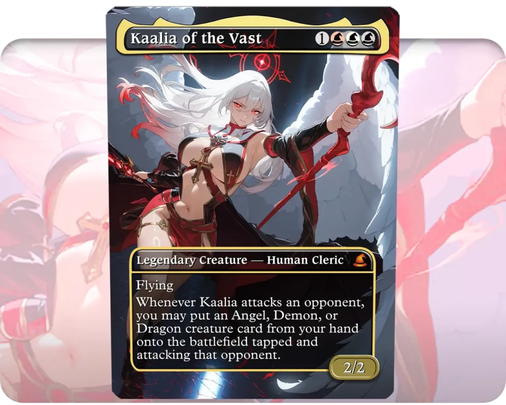 Kaalia of the Vast custom MTG proxy single card artwork