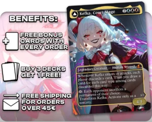 Kefka, Court Mage proxy card promotional artwork