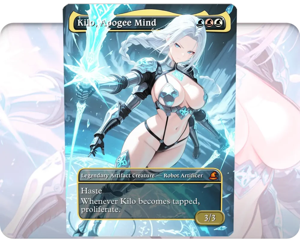 Kilo, Apogee Mind custom MTG proxy single card artwork