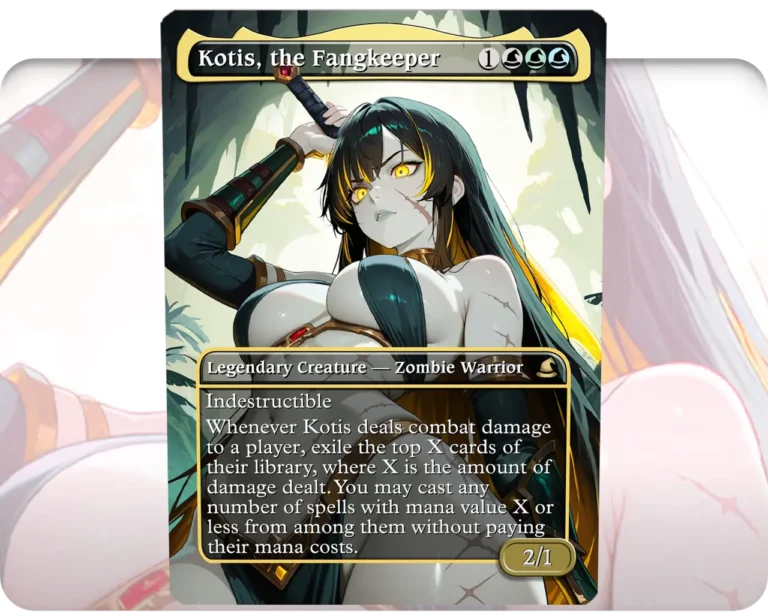 Kotis, the Fangkeeper custom MTG proxy single card artwork