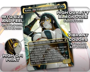 Kotis, the Fangkeeper proxy card size and print guide