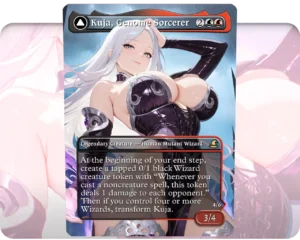 Kuja, Genome Sorcerer custom MTG proxy single card artwork