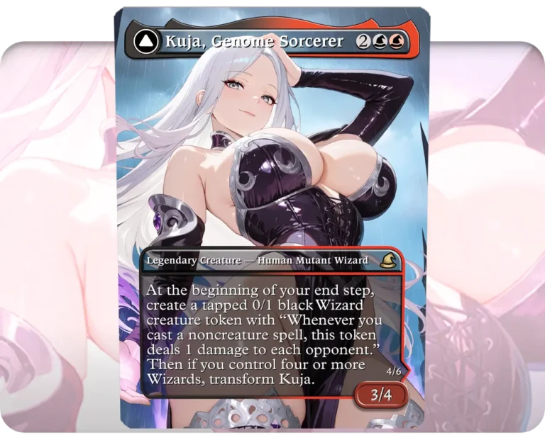 Kuja, Genome Sorcerer custom MTG proxy single card artwork