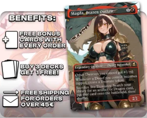 Magda, Brazen Outlaw proxy card promotional artwork
