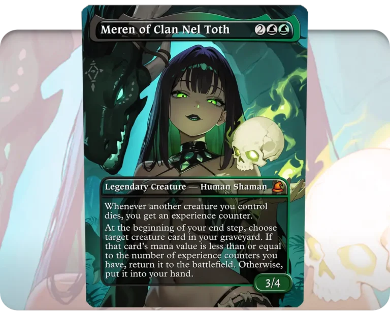 Meren of Clan Nel Toth custom MTG proxy single card artwork
