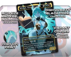 Miirym, Sentinel Wyrm proxy card size and print guide