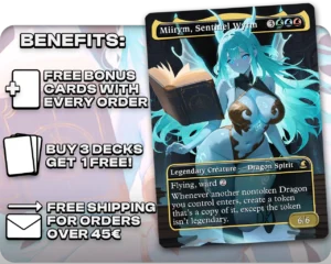 Miirym, Sentinel Wyrm proxy card promotional artwork