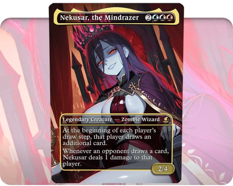 Nekusar, the Mindrazer custom MTG proxy single card artwork