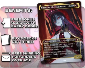 Nekusar, the Mindrazer proxy card promotional artwork