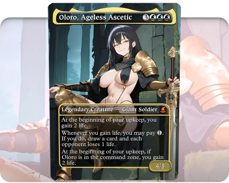 Oloro, Ageless Ascetic custom MTG proxy single card artwork