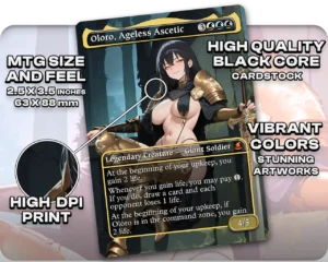 Oloro, Ageless Ascetic proxy card size and print guide