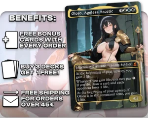 Oloro, Ageless Ascetic proxy card promotional artwork