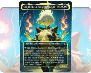 Omnath, Locus of Creation custom MTG proxy single card artwork