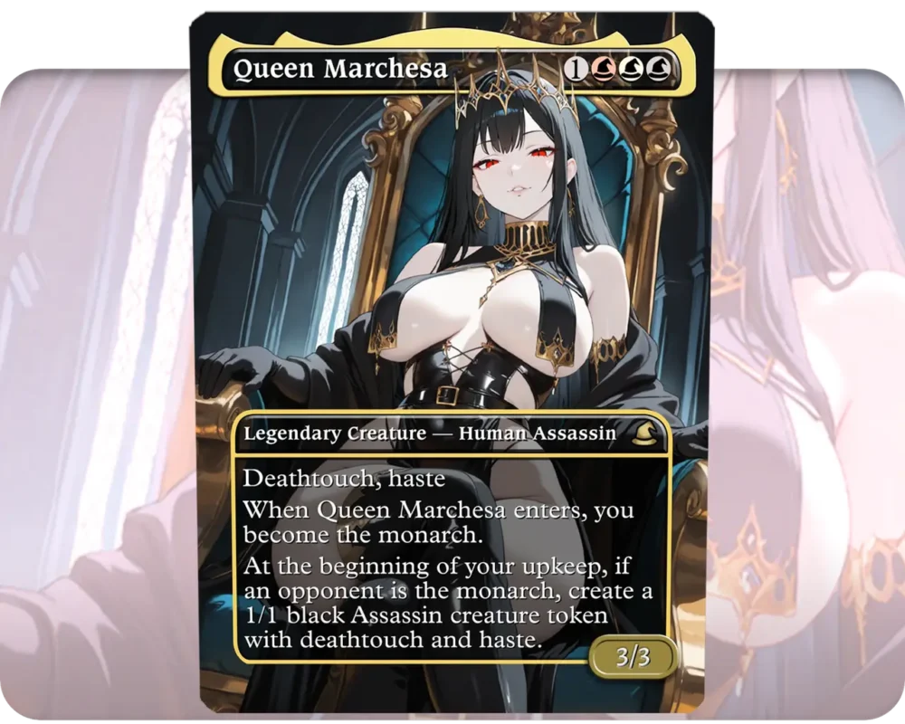 Queen Marchesa custom MTG proxy single card artwork