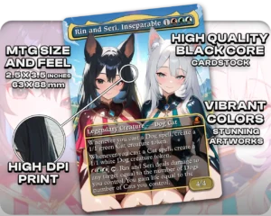 Rin and Seri, Inseparable proxy card size and print guide
