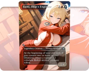 Sami, Ship's Engineer custom MTG proxy single card artwork