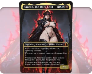 Sauron, the Dark Lord custom MTG proxy single card artwork
