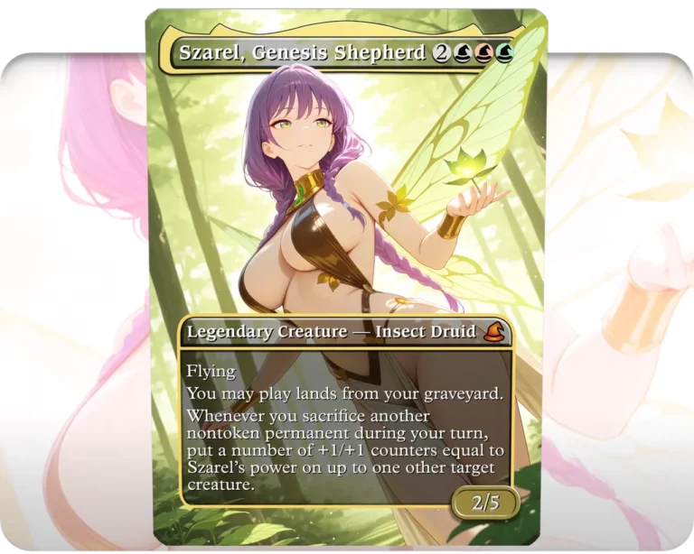 Szarel, Genesis Shepherd custom MTG proxy single card artwork