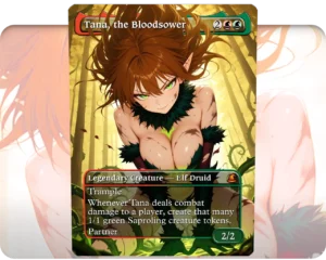 Tana, the Bloodsower custom MTG proxy single card artwork