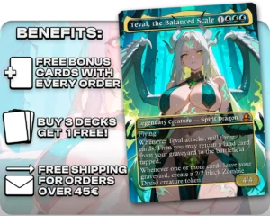 Teval, the Balanced Scale proxy card promotional artwork