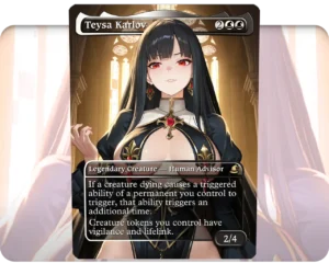 Teysa Karlov custom MTG proxy single card artwork