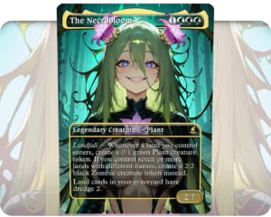 The Necrobloom custom MTG proxy single card artwork