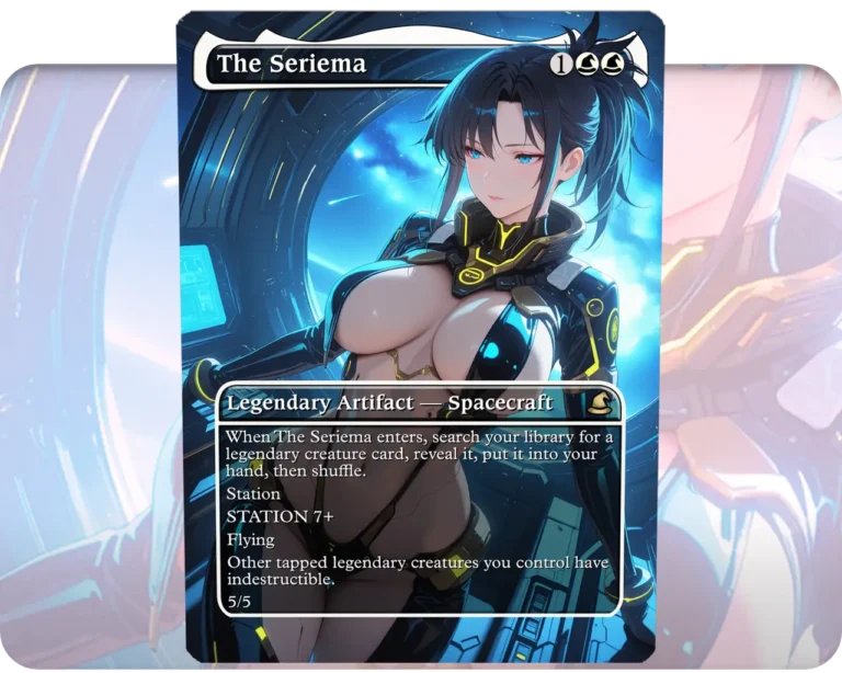 The Seriema custom MTG proxy single card artwork