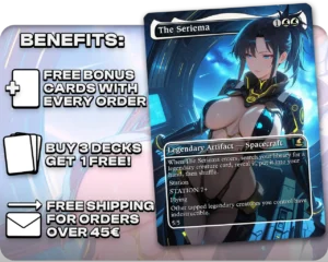 The Seriema proxy card promotional artwork