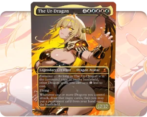 The Ur-Dragon custom MTG proxy single card artwork