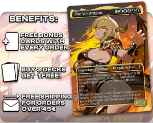 The Ur-Dragon proxy card promotional artwork