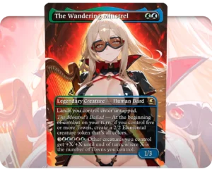 The Wandering Minstrel custom MTG proxy single card artwork