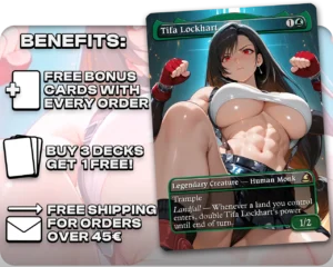 Tifa Lockhart proxy card promotional artwork