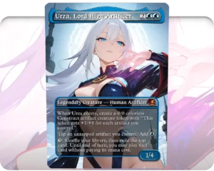 Urza, Lord High Artificer custom MTG proxy single card artwork