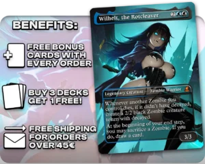 Wilhelt, the Rotcleaver proxy card promotional artwork