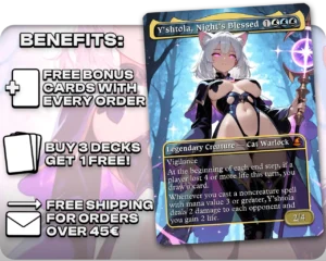 Y'shtola, Night's Blessed proxy card promotional artwork