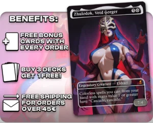 Zhulodok, Void Gorger proxy card promotional artwork