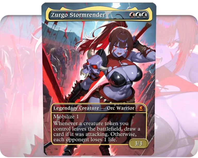 Zurgo Stormrender custom MTG proxy single card artwork