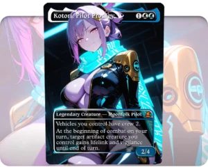 Kotori, Pilot Prodigy custom MTG proxy single card artwork