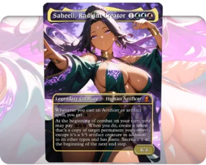 Saheeli, Radiant Creator custom MTG proxy single card artwork