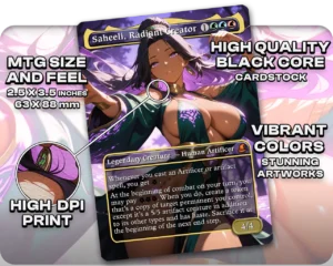 Saheeli, Radiant Creator proxy card size and print guide