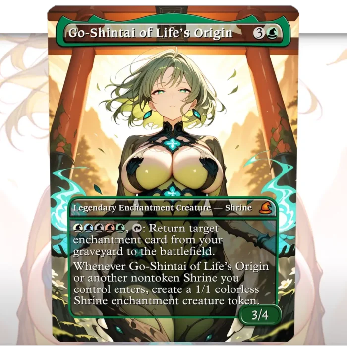 Go-Shintai of Life's Origin custom MTG proxy single card artwork