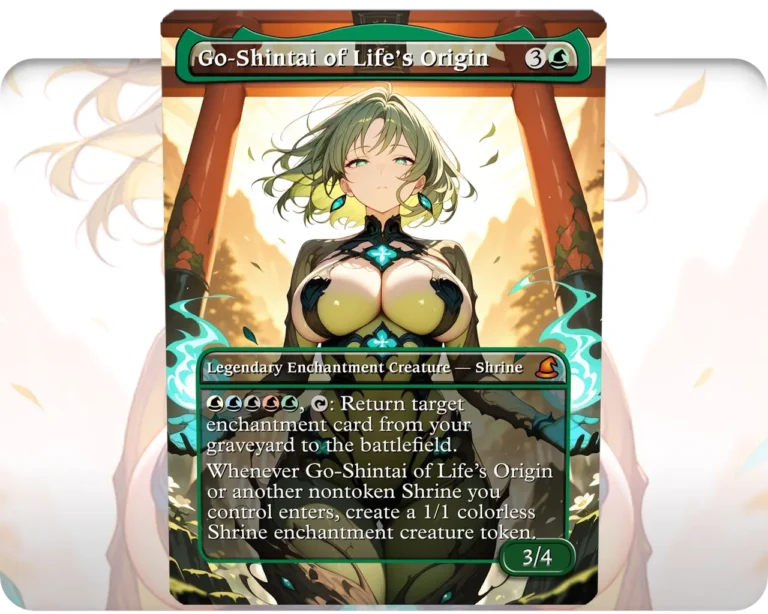 Go-Shintai of Life's Origin custom MTG proxy single card artwork