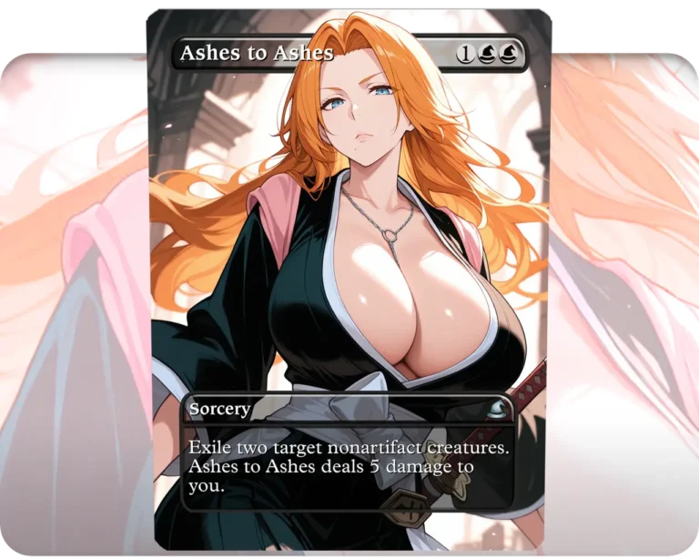 Matsumoto (Bleach) - Ashes to Ashes custom MTG proxy single card artwork