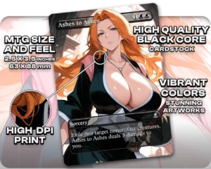Matsumoto (Bleach) - Ashes to Ashes proxy card size and print guide