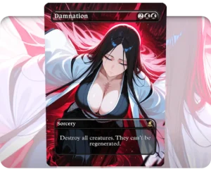 Unohana (Bleach) - Damnation custom MTG proxy single card artwork