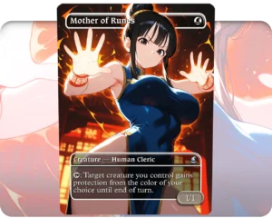 ChiChi (DBZ) - Mother of Runes custom MTG proxy single card artwork
