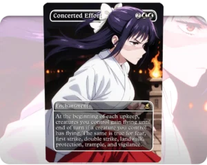 Utahime (Jujutsu Kaisen) - Concerted Effort custom MTG proxy single card artwork