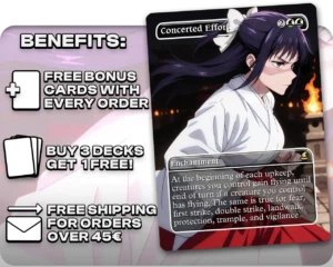 Utahime (Jujutsu Kaisen) - Concerted Effort proxy card promotional artwork