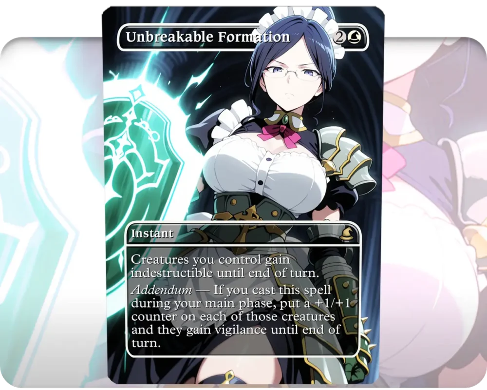 Yuri (Overlord) - Unbreakable Formation custom MTG proxy single card artwork
